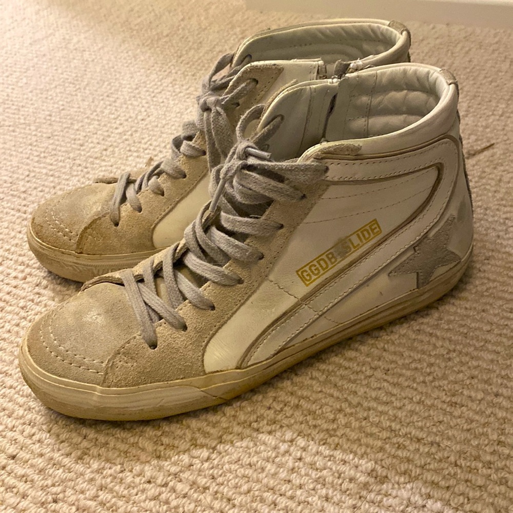 Golden Goose Slide Sneakers -white